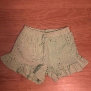 Girls Zara eyelet shorts